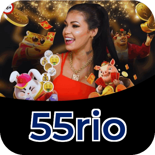 Catálogo slots 55rio mostrando top jogos Gates Olympus Sweet Bonanza Fortune Tiger Big Bass volatilidade RTP